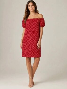 Ann Taylor Off the shoulder dress - BRAND NEW Size Large